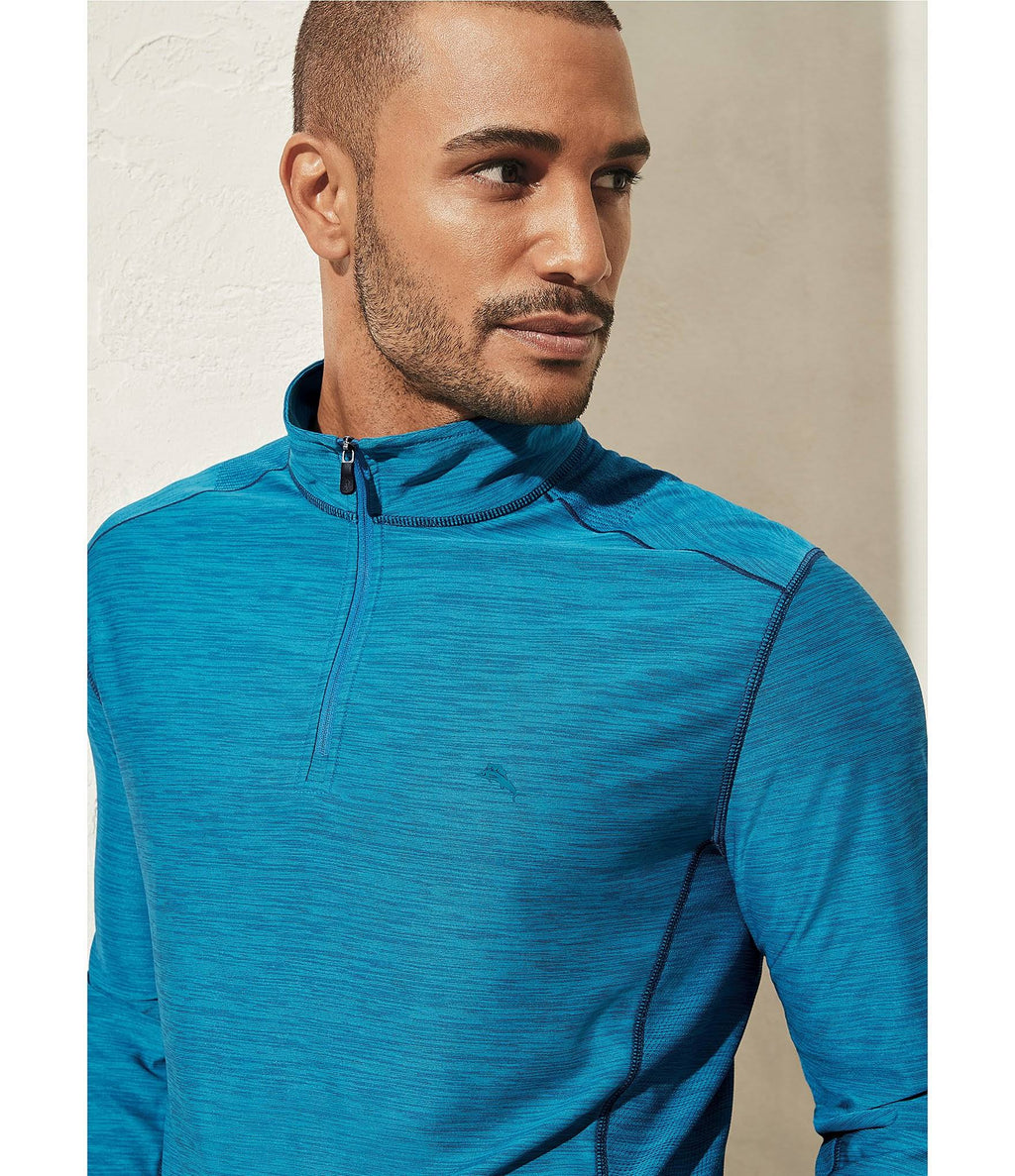 Men's Half-Zip - Jet Black - Size L C9116