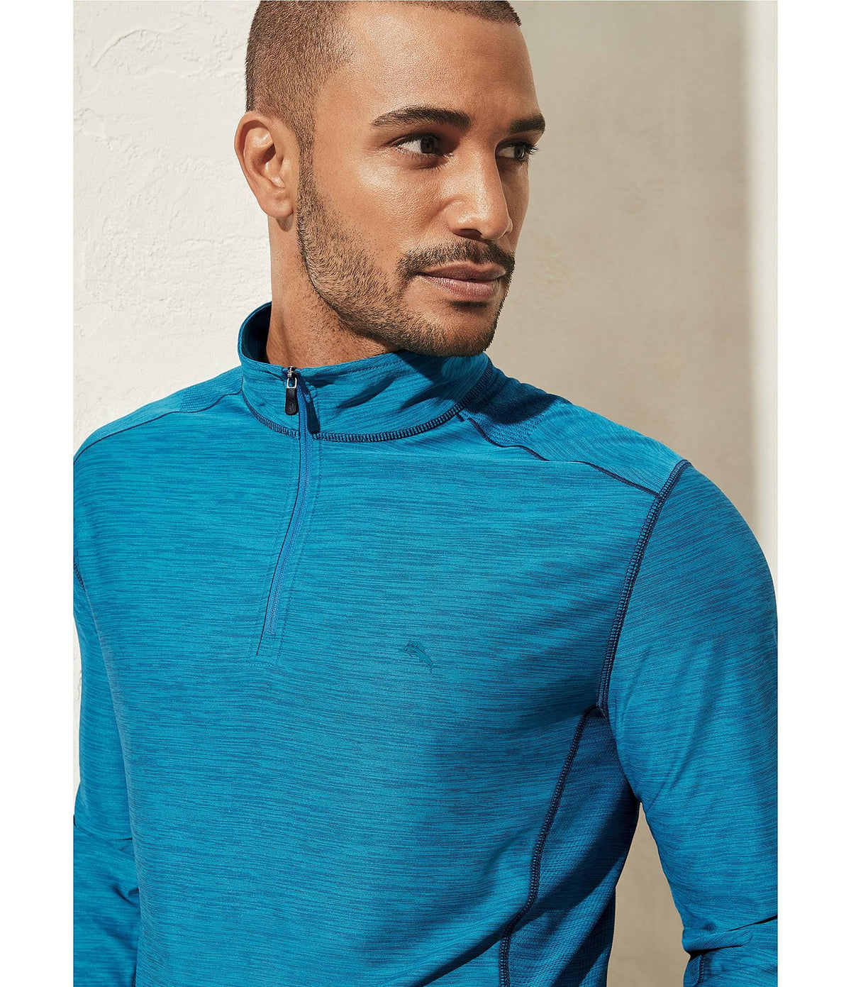 Men's Half-Zip - Jet Black - Size L C9116