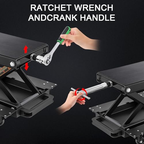 Motorcycle Jack with Dolly X969186