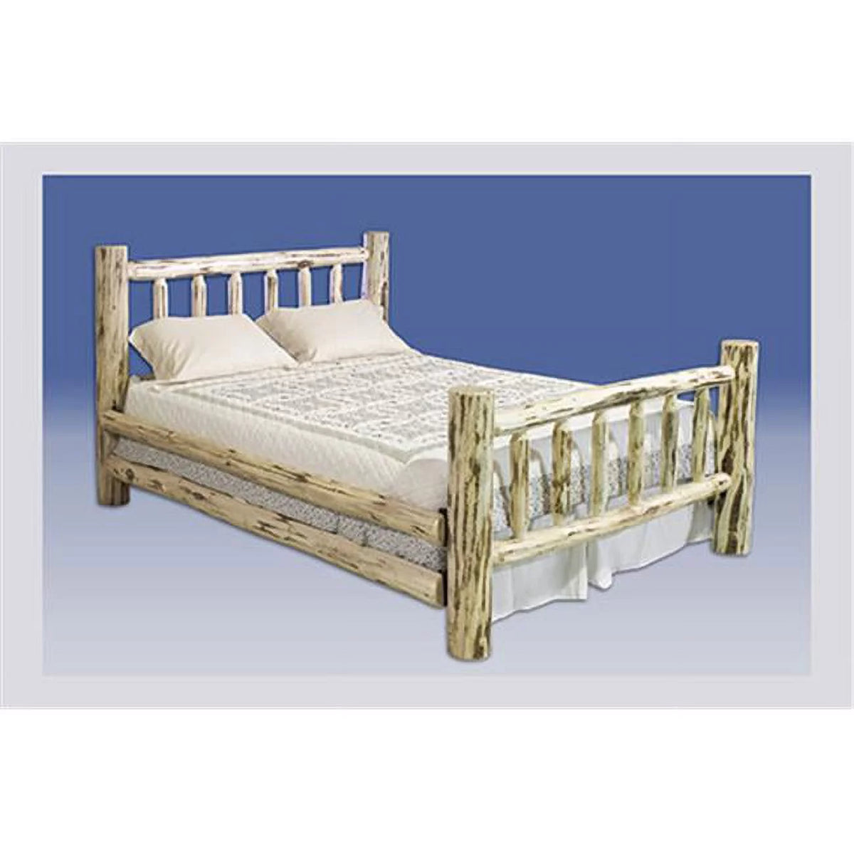 Twin Size Log Bed D522897