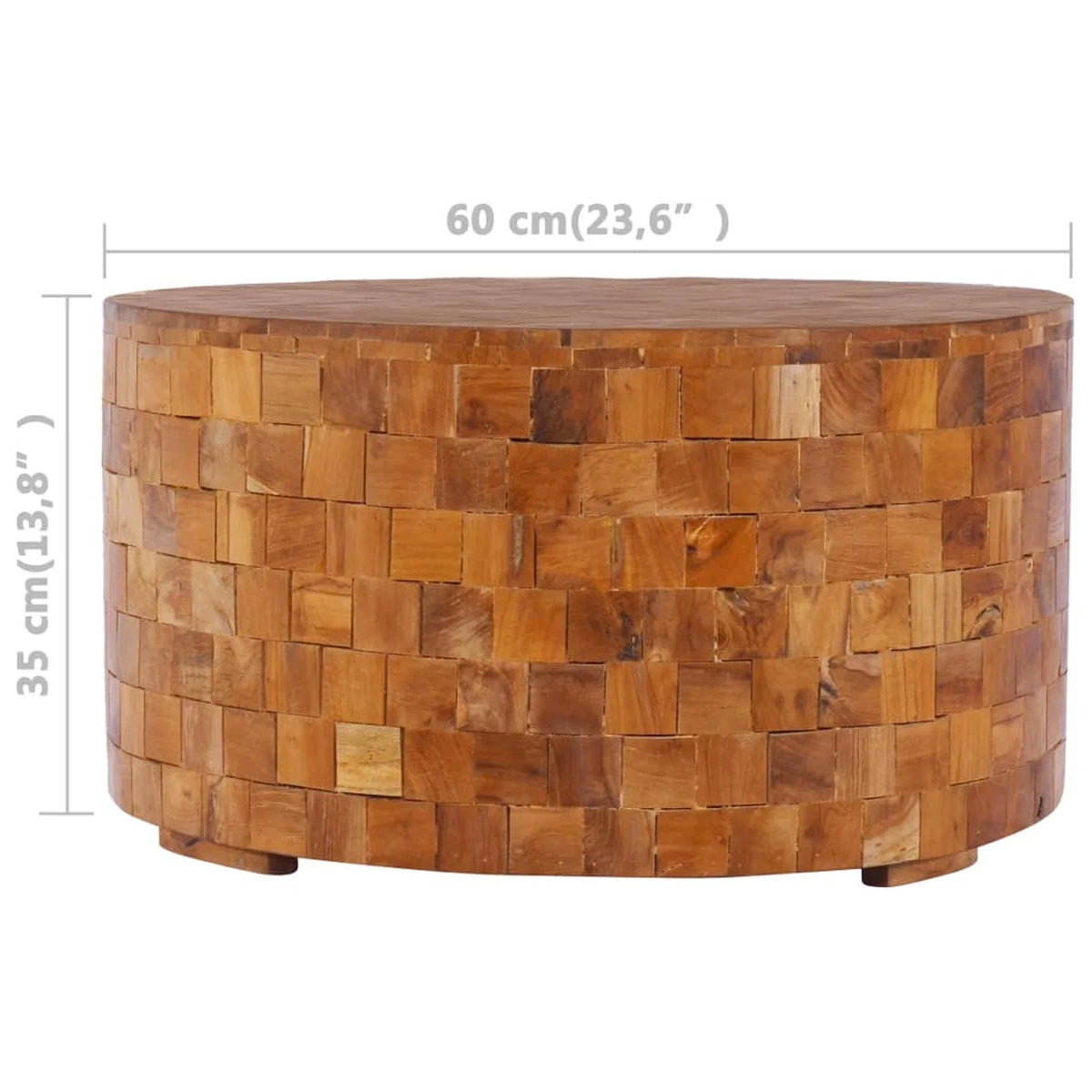 Wooden Coffee Table 23.6 x 13.8 Inches Q703773