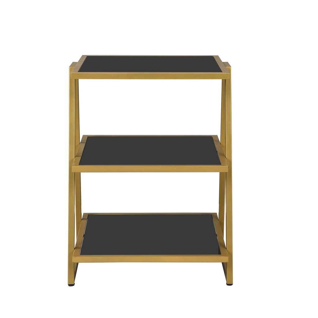 Black Glass Accent Table M779438