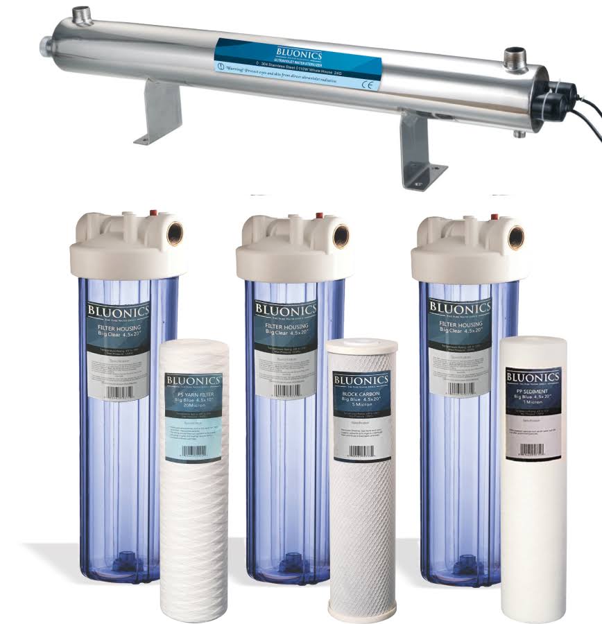 110W UV Ultraviolet Sediment Carbon Well Water Purifier Y4842
