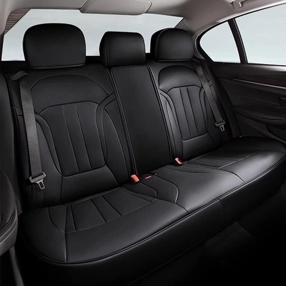Black Faux Leather Front Seat Covers for Ford Escape N95356