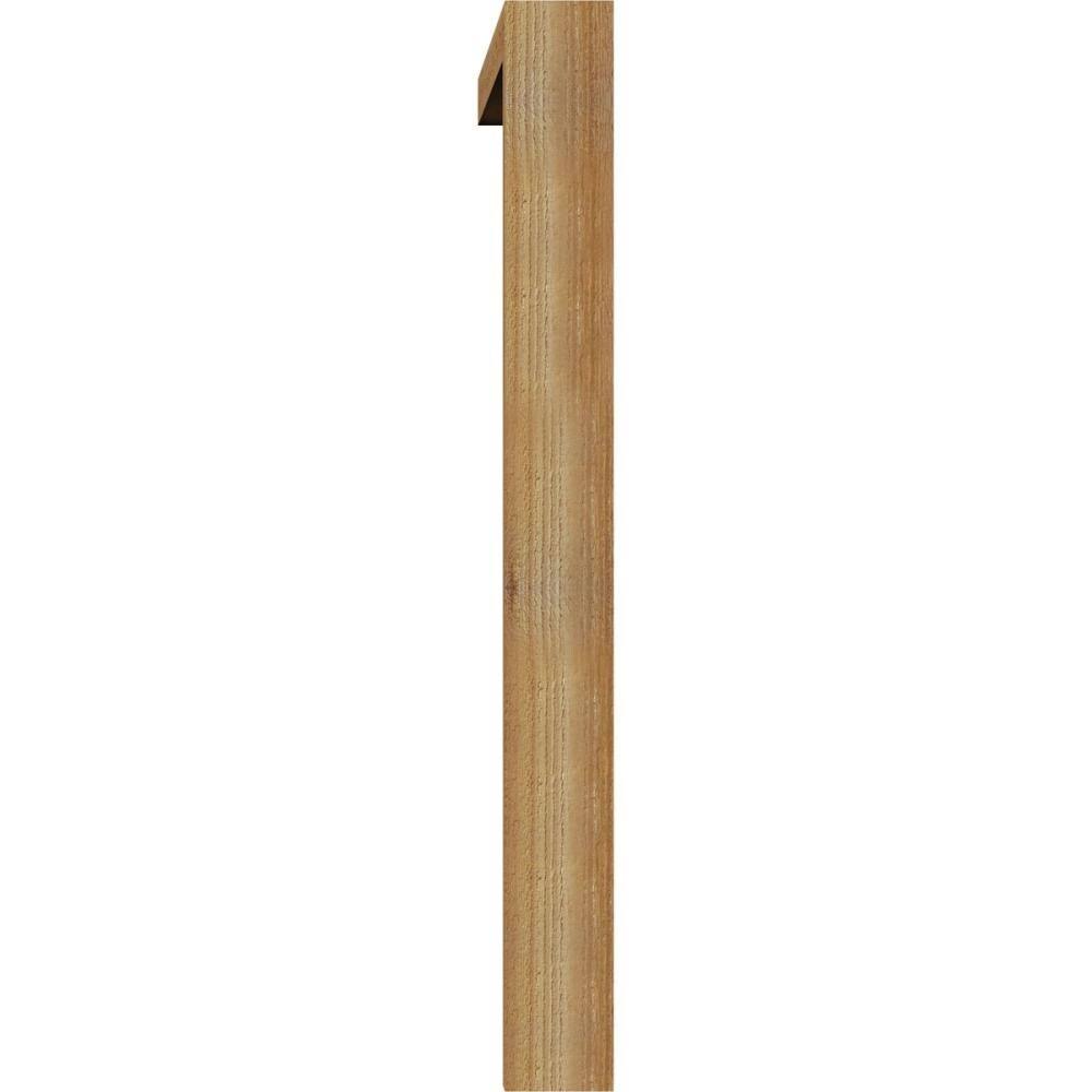 Traditional Block Rough Sawn Bracket with Offset Brace W73012