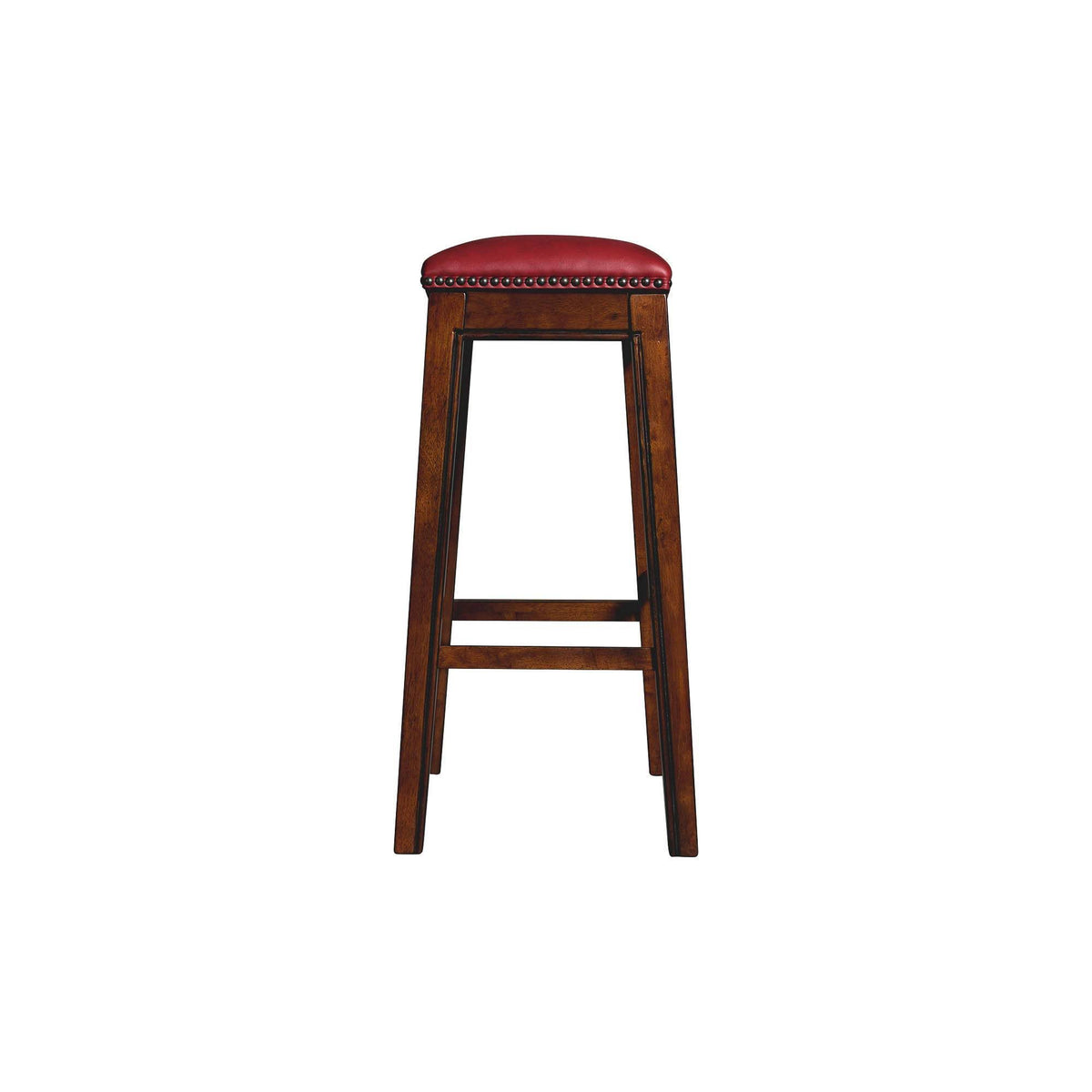 Red Backless Bar Stool B351638