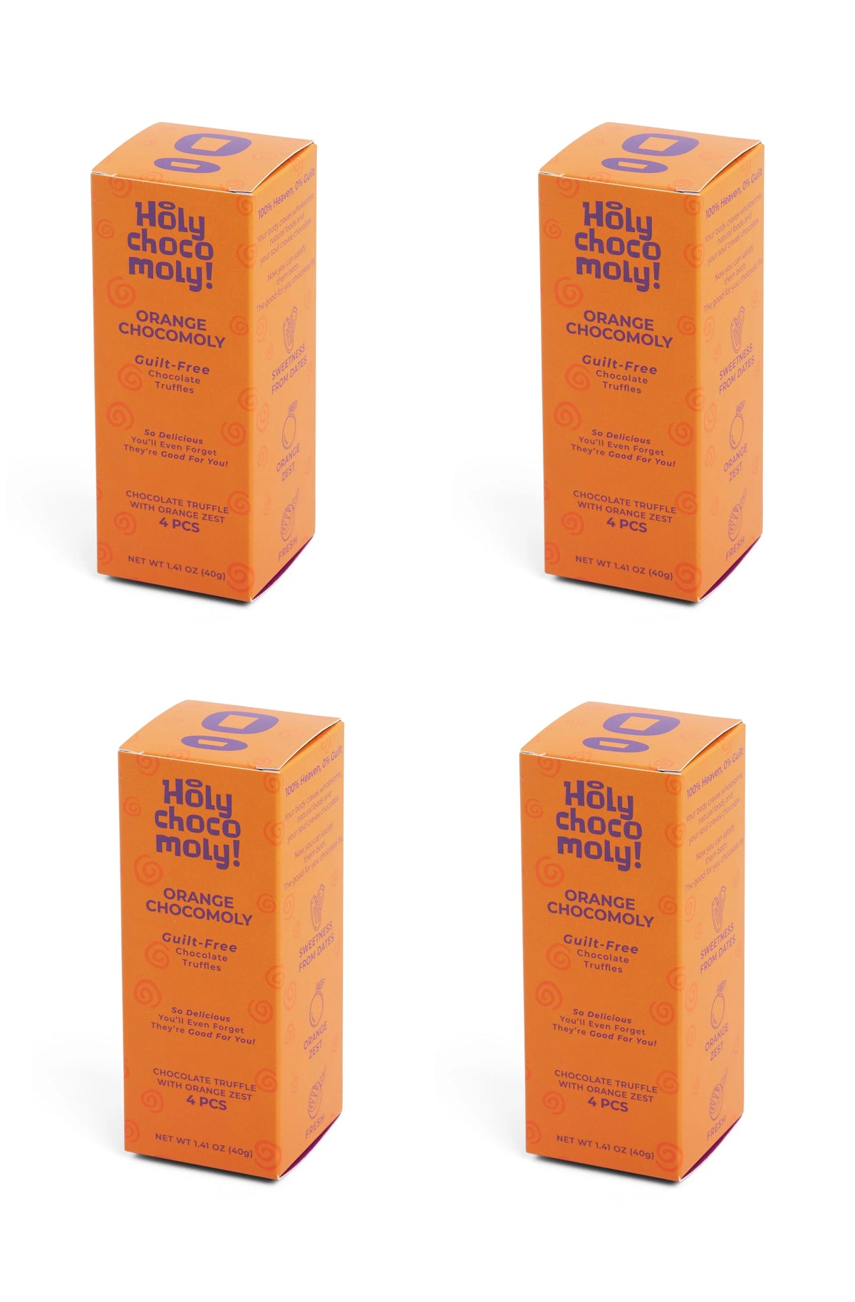 Orange Zest Chocolate Truffles 4 Pack W491