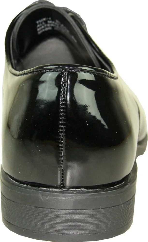 Black Patent Wrinkle Free Dress Shoe U331