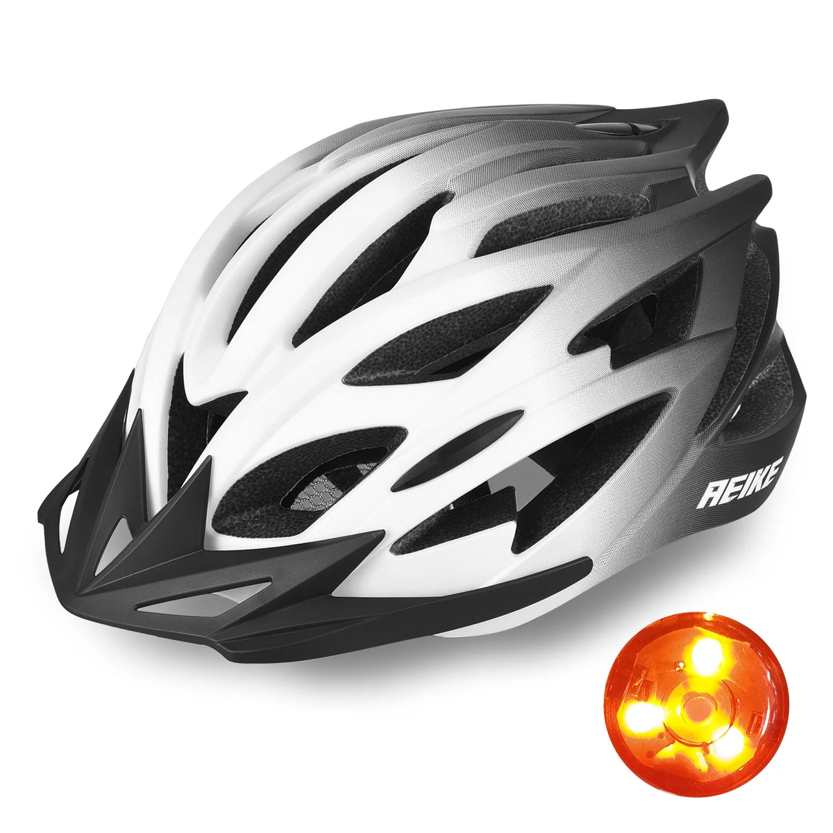Lightweight Bicycle Helmet with LED Light V13963
