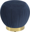 Navy Round Ottoman J99665