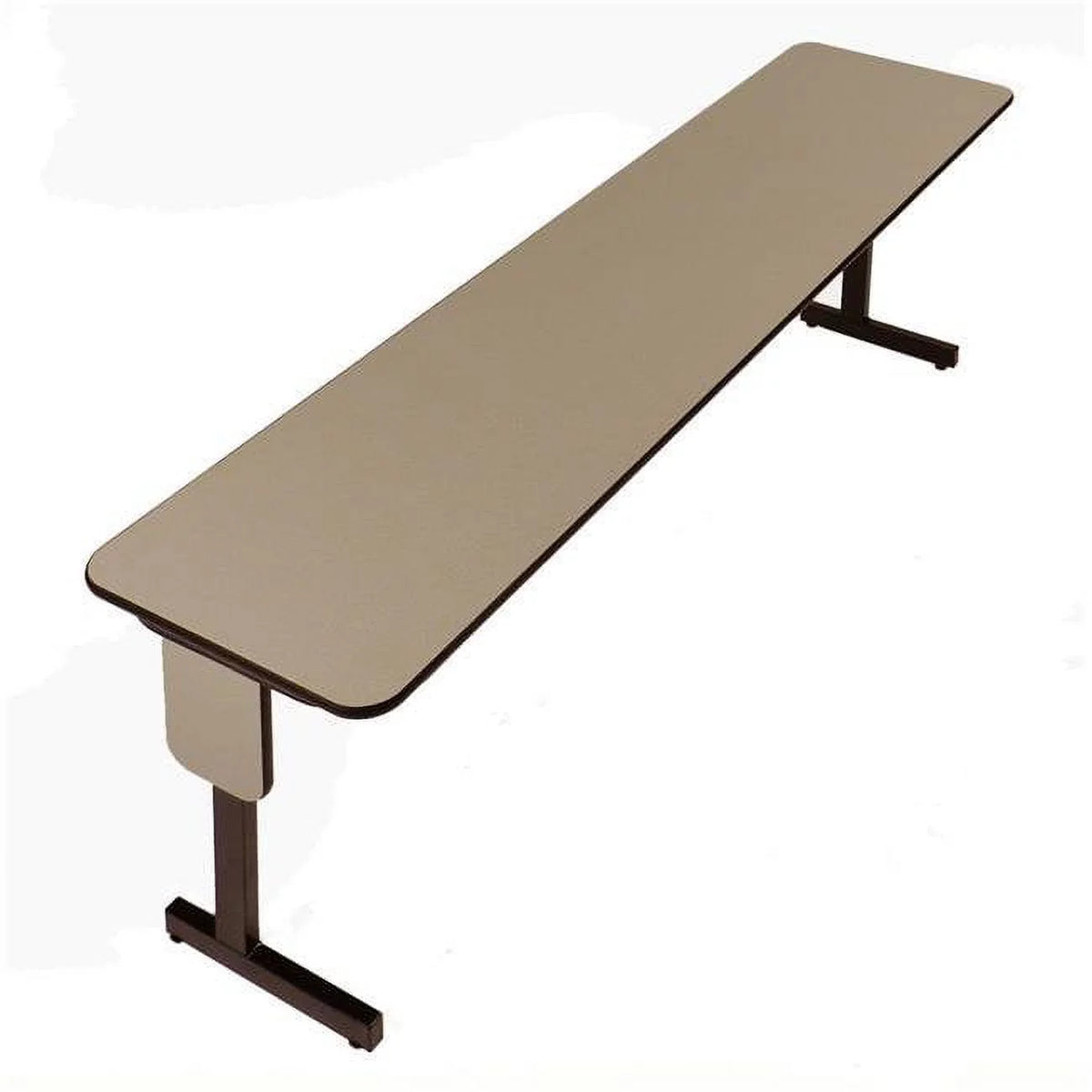 0.75 in. High Pressure Rectangular Folding Seminar Table with Panel Leg Y22326