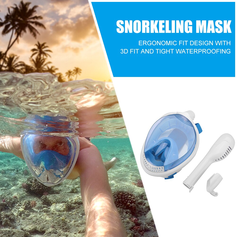 Full Face Snorkeling Mask Anti-fog Diving Equipment Q9595