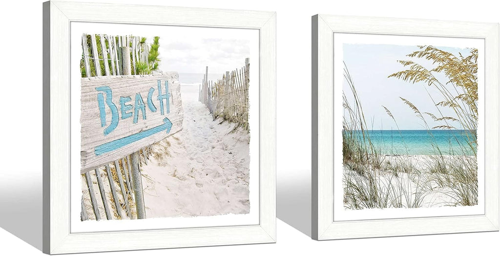 13''x13'' Framed Beach Shell Wall Art Z18626