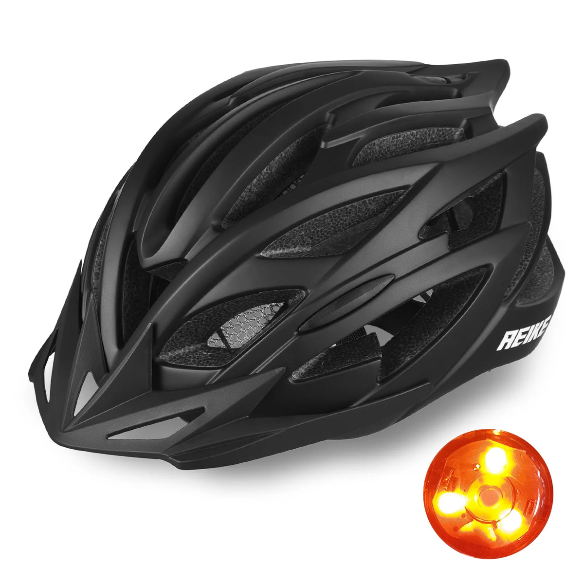 Lightweight Bicycle Helmet with LED Light V13963