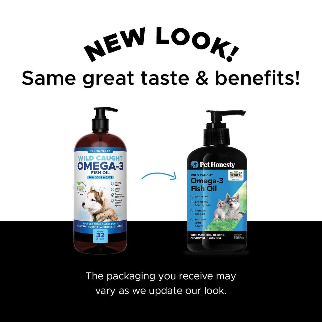 Wild Caught Omega-3 Fish Oil Supplement for Dogs and Cats D240
