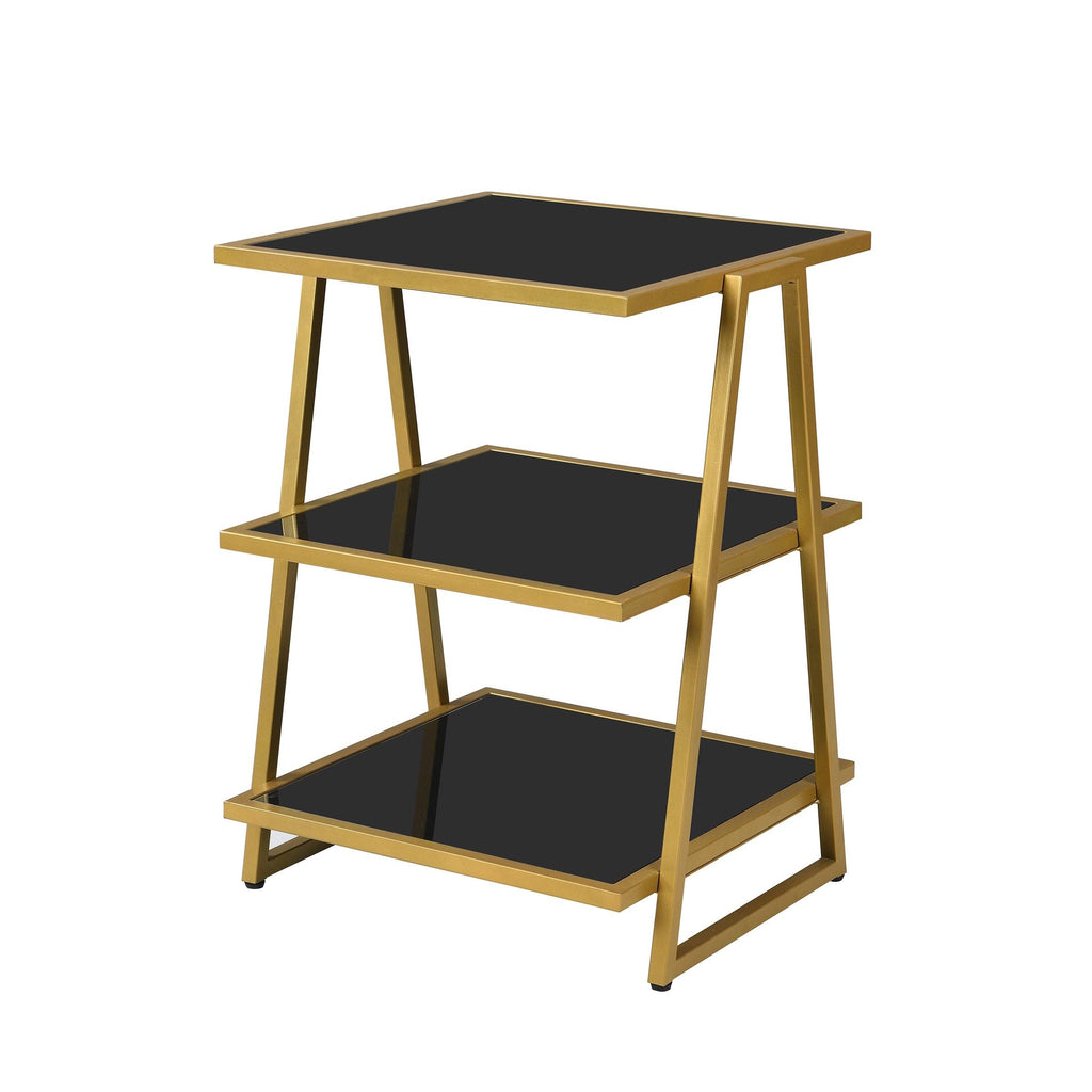 Black Glass Accent Table M779438