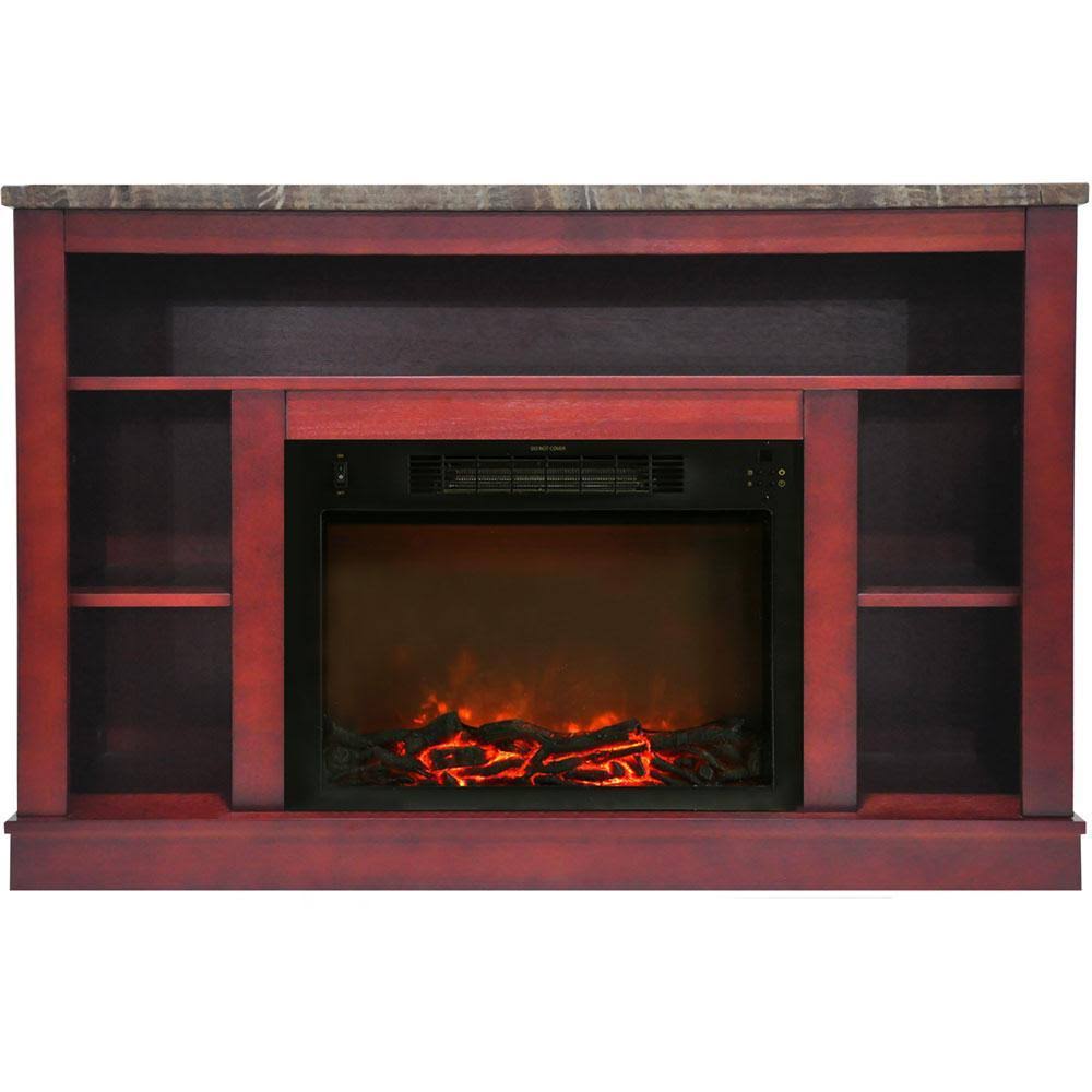 Mahogany Mantel Electric Fireplace U614