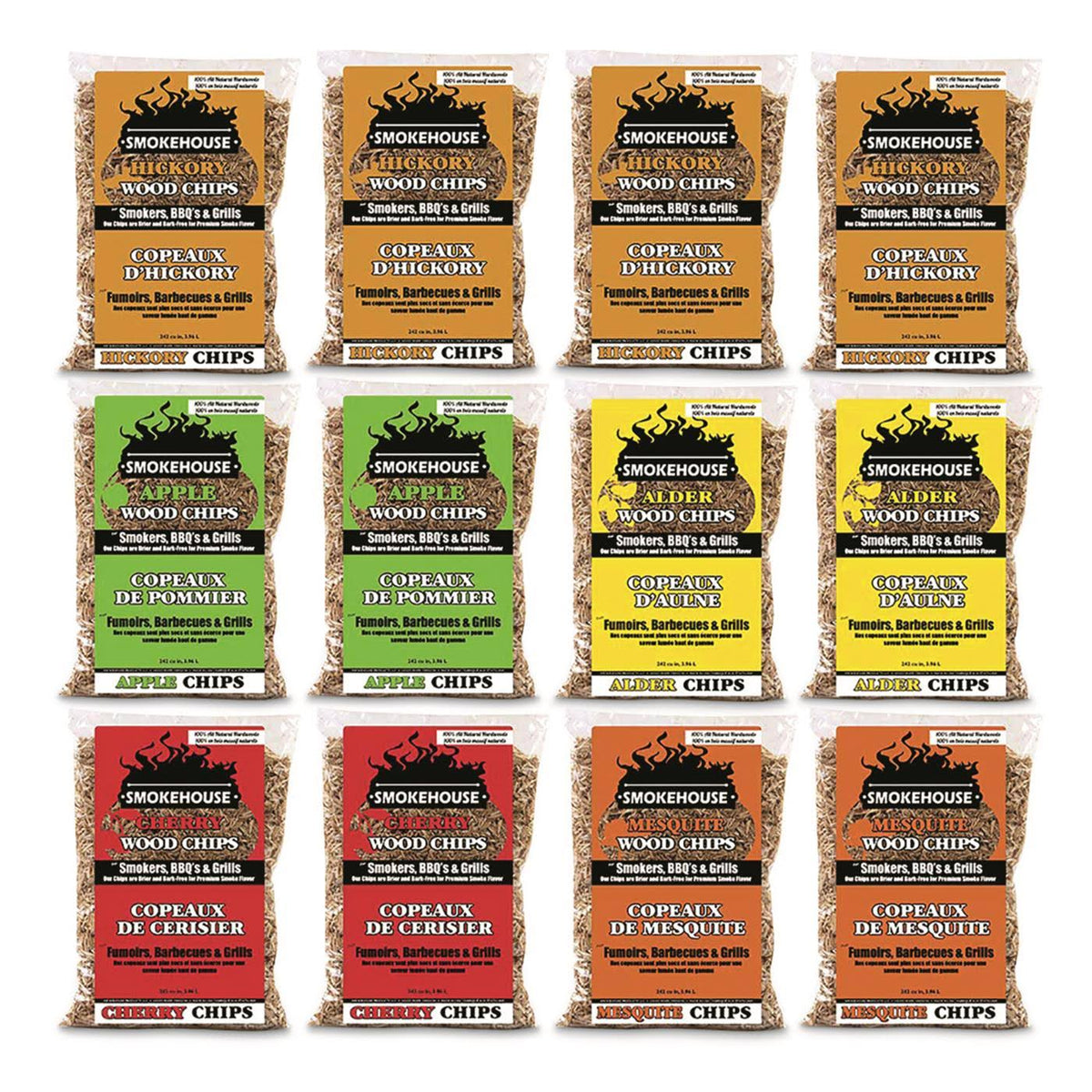 Assorted Wood Flavored Chips 12 Pack H98139