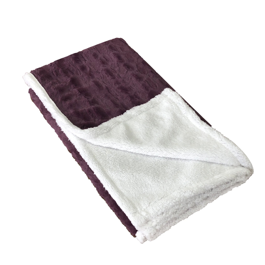 Sherpa Throw Plum D72820